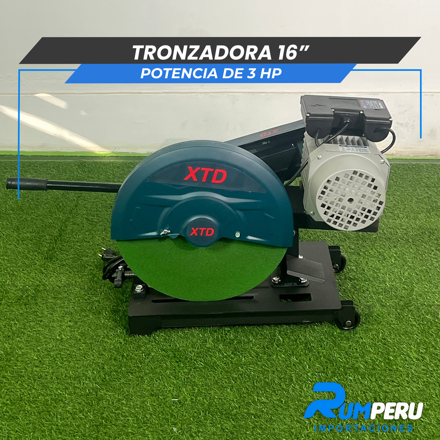 Tronzadora 16´´ Potencia de 3 HP