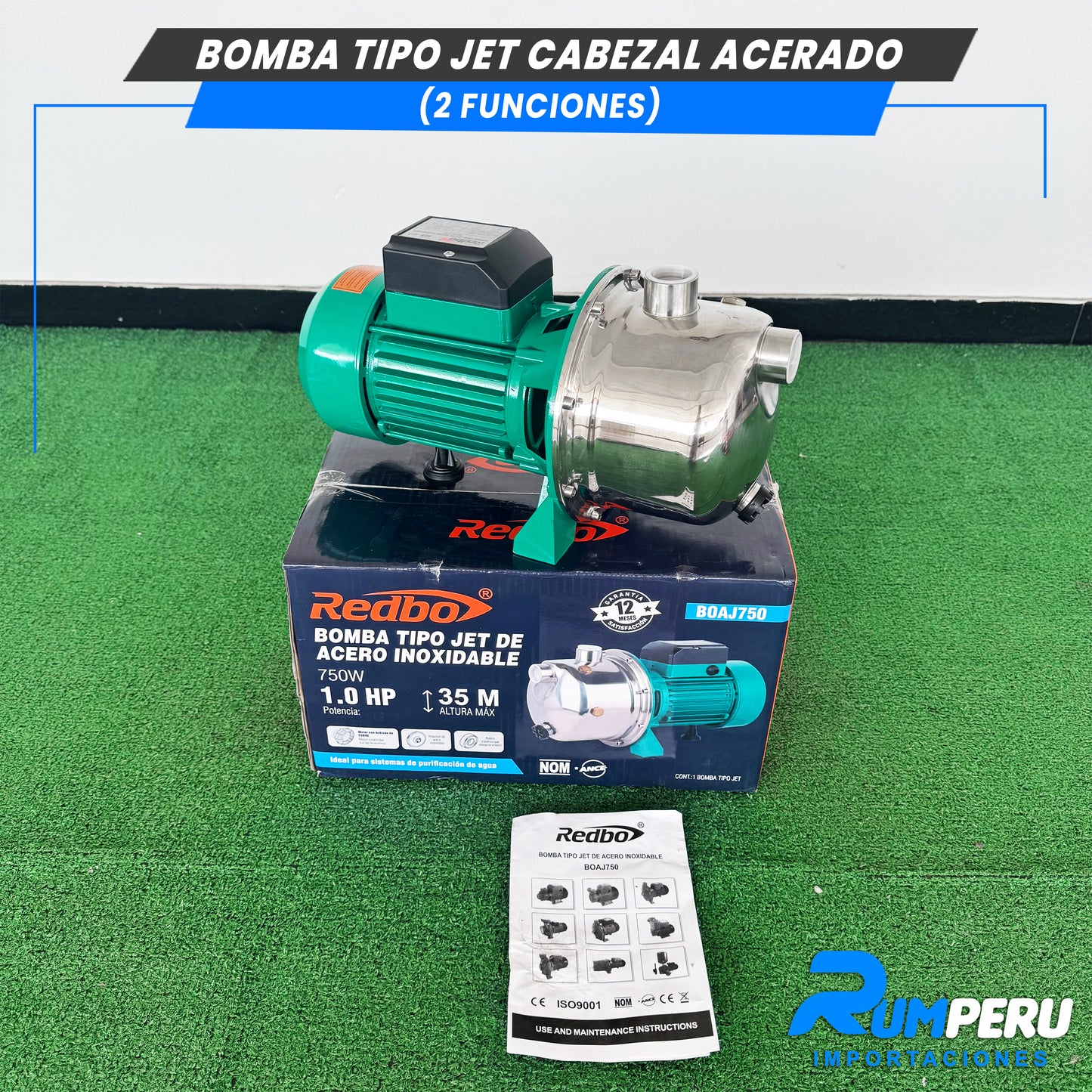 Electro Bomba Tipo Jet 2 en 1 ( Succiona y Expulsa)