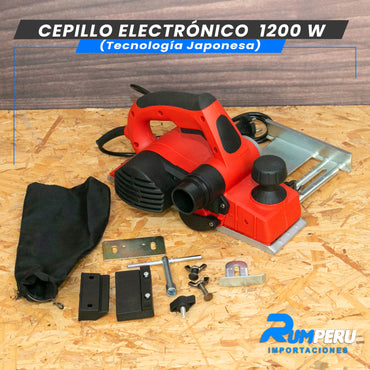 CEPILLO ELECTRÓNICO 1200 W (TECNOLOGÍA JAPONESA)