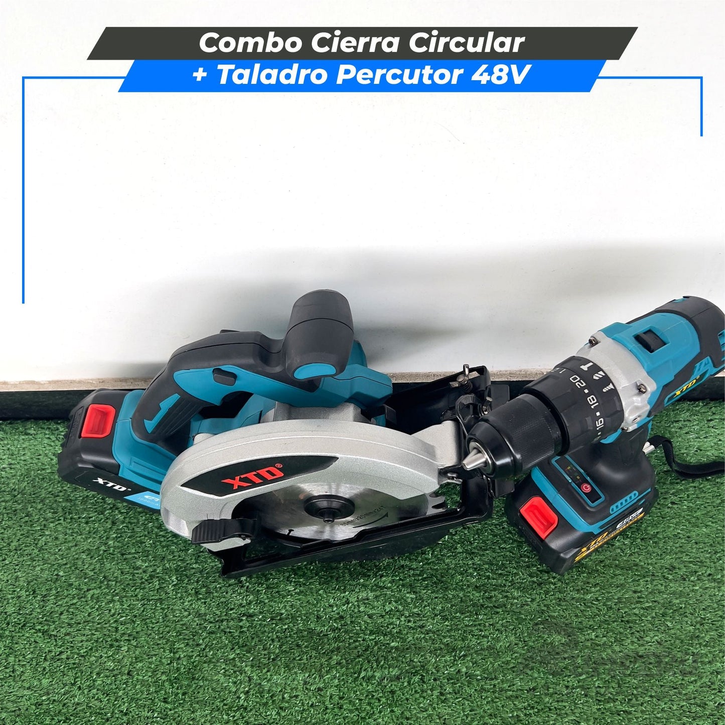 Combo Cierra Circular + Taladro Percutor 48V