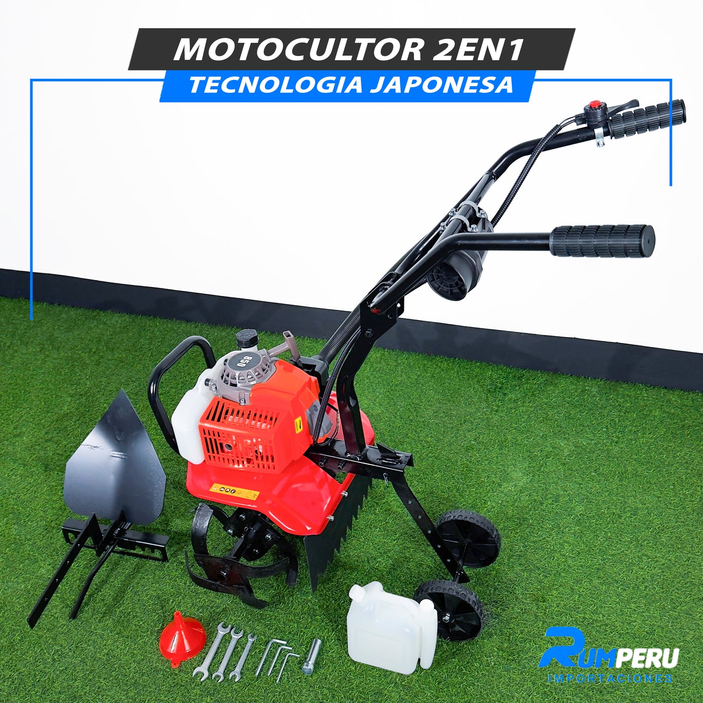 Motocultor 2 En 1 (Tecnología Japonesa)