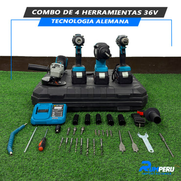 Combo 4 Herramientas 36V (Tecnología Japonesa)