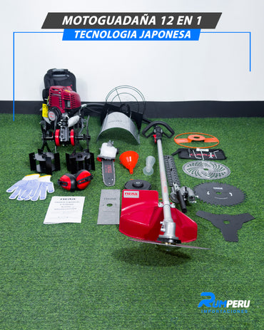 Motoguadaña 12 En 1 Tecnología Japonesa