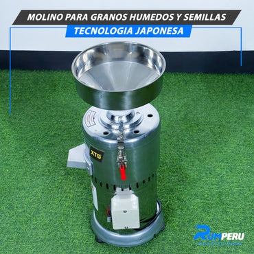 Molino Para Granos Húmedos y Semillas (Tecnología Japonesa)