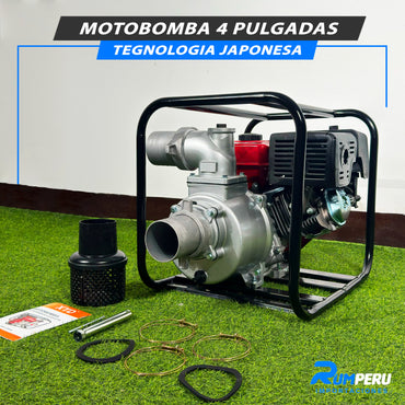 Motobomba 4 Pulgadas (Tecnología japonesa)