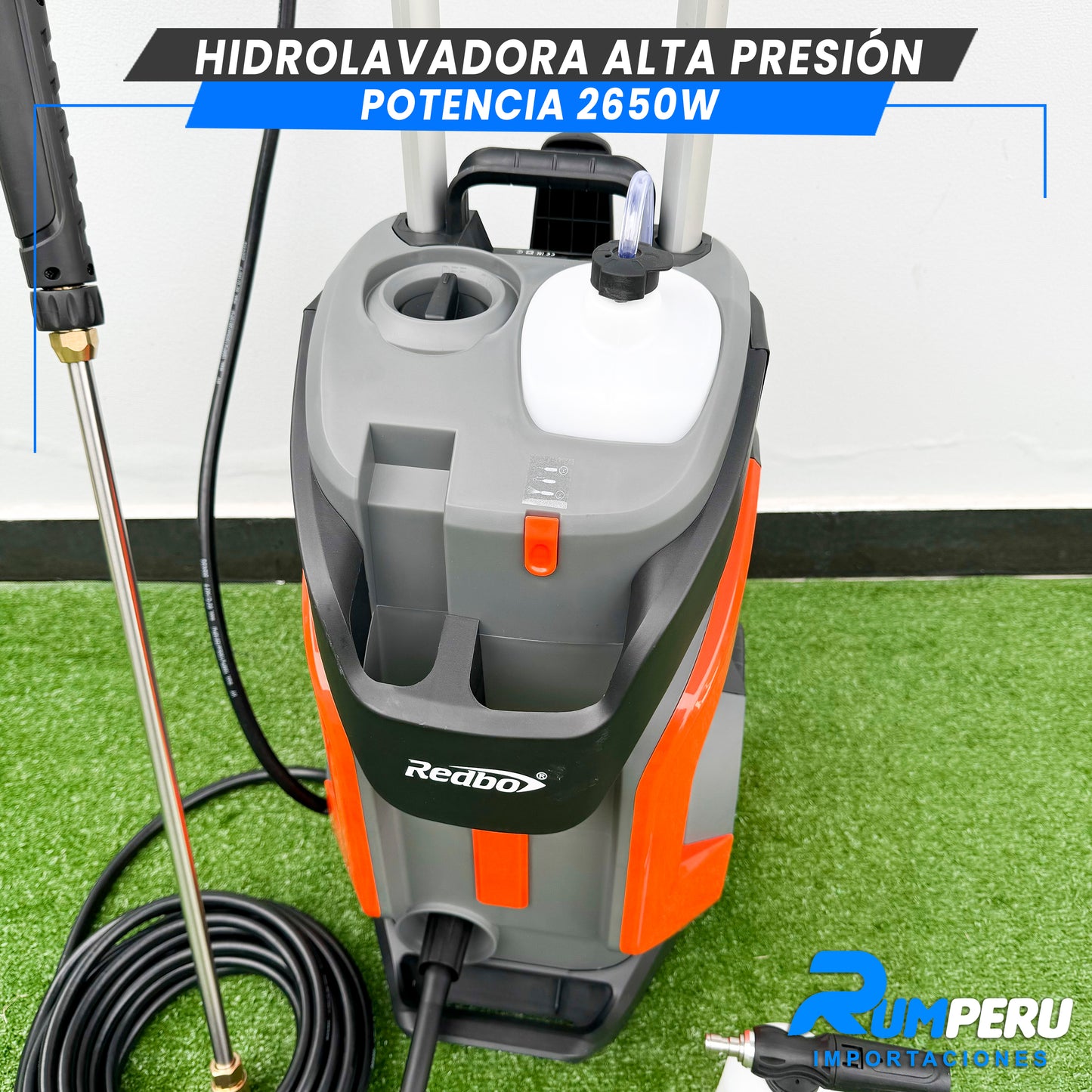 Hidrolavadora de Alta Presión 2650W