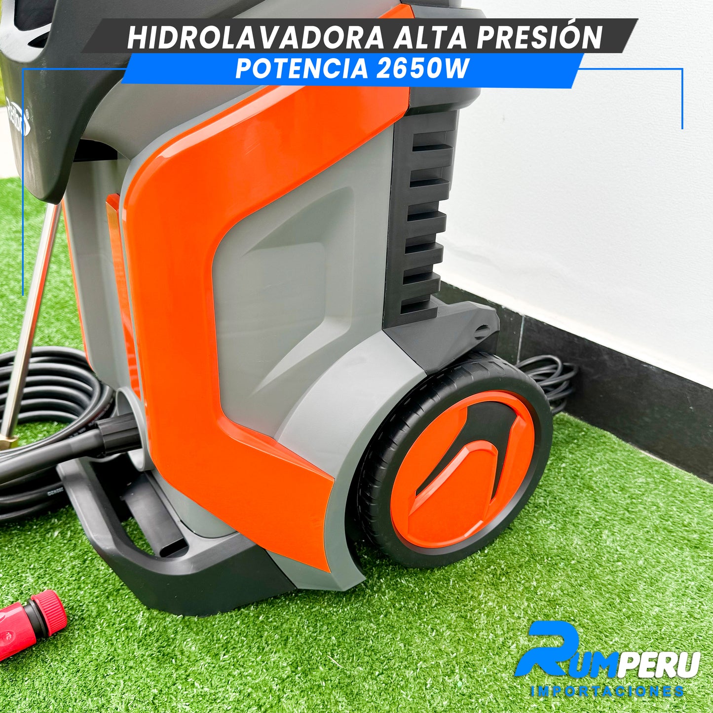 Hidrolavadora de Alta Presión 2650W