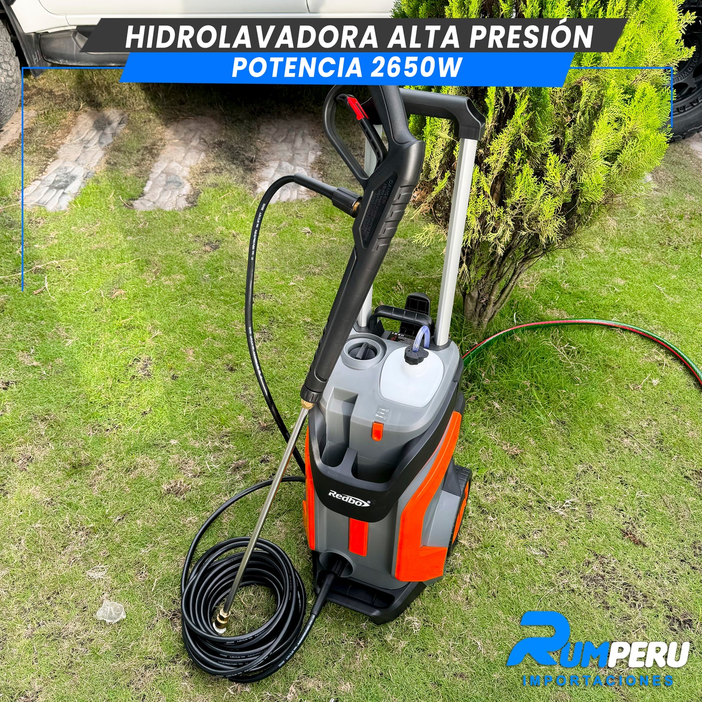 Hidrolavadora de Alta Presión 2650W
