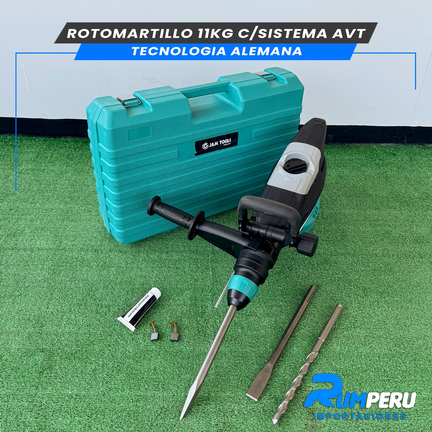 Rotomartillo 11 Kilo Gramos sistema AVT (Tecnología Alemana)