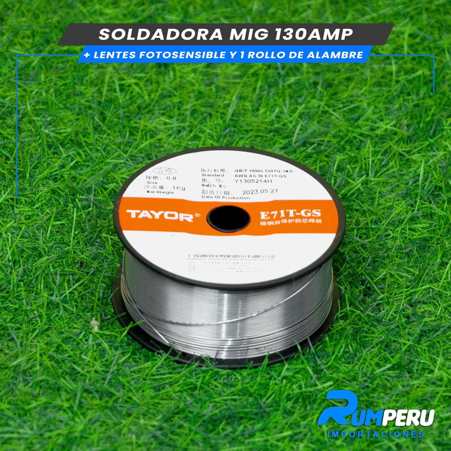 Soldadora Multiproceso 130A (MIG - MMA)