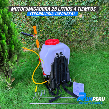 Motofumigadora 25L Tecnología Japonesa 4 Tiempos