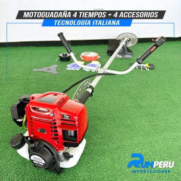 Motoguadaña 3 en 1 Motor 4 Tiempos (Tecnología Italiana)