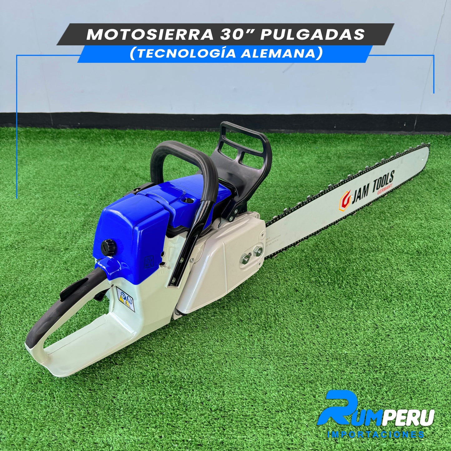 MOTOSIERRA 30 PULGADAS (TECNOLOGÍA ALEMANA)