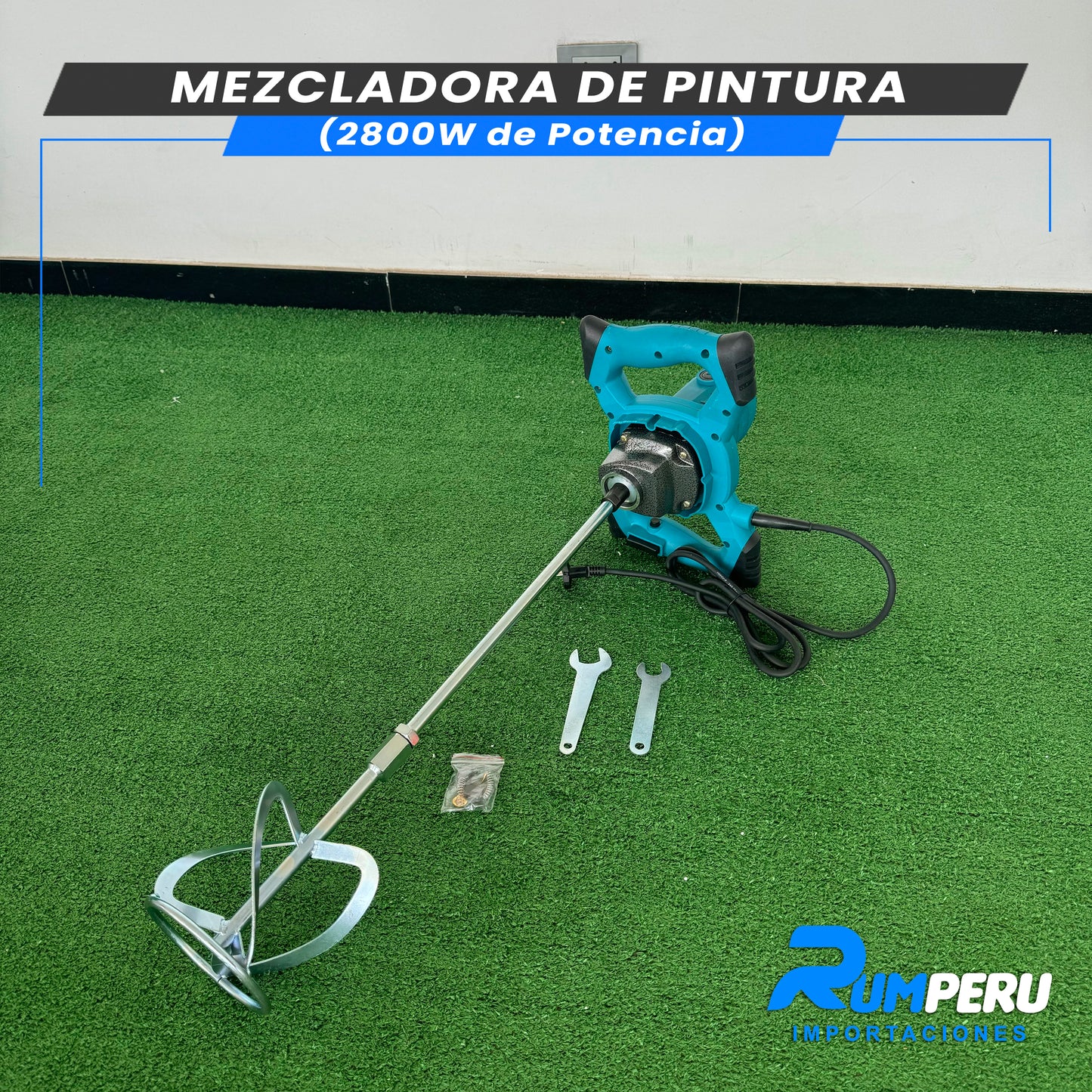 Batidora de Pintura (2800W DE POTENCIA)