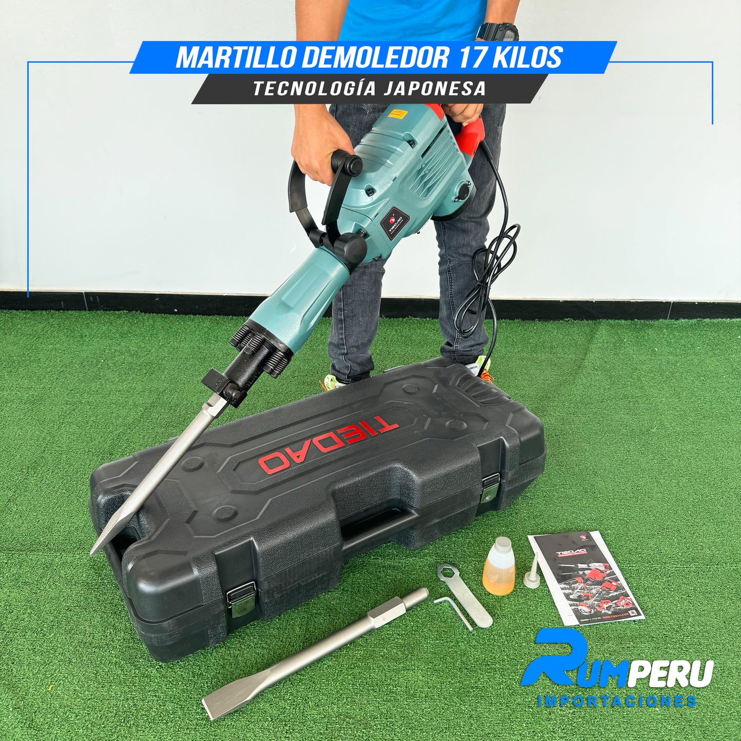 MORTILLO DEMOLEDOR 17 KILO GRAMOS TECNOLOGÍA JAPONESA