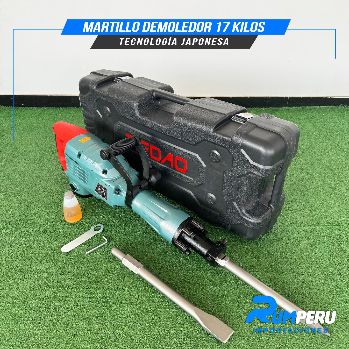 MORTILLO DEMOLEDOR 17 KILO GRAMOS TECNOLOGÍA JAPONESA