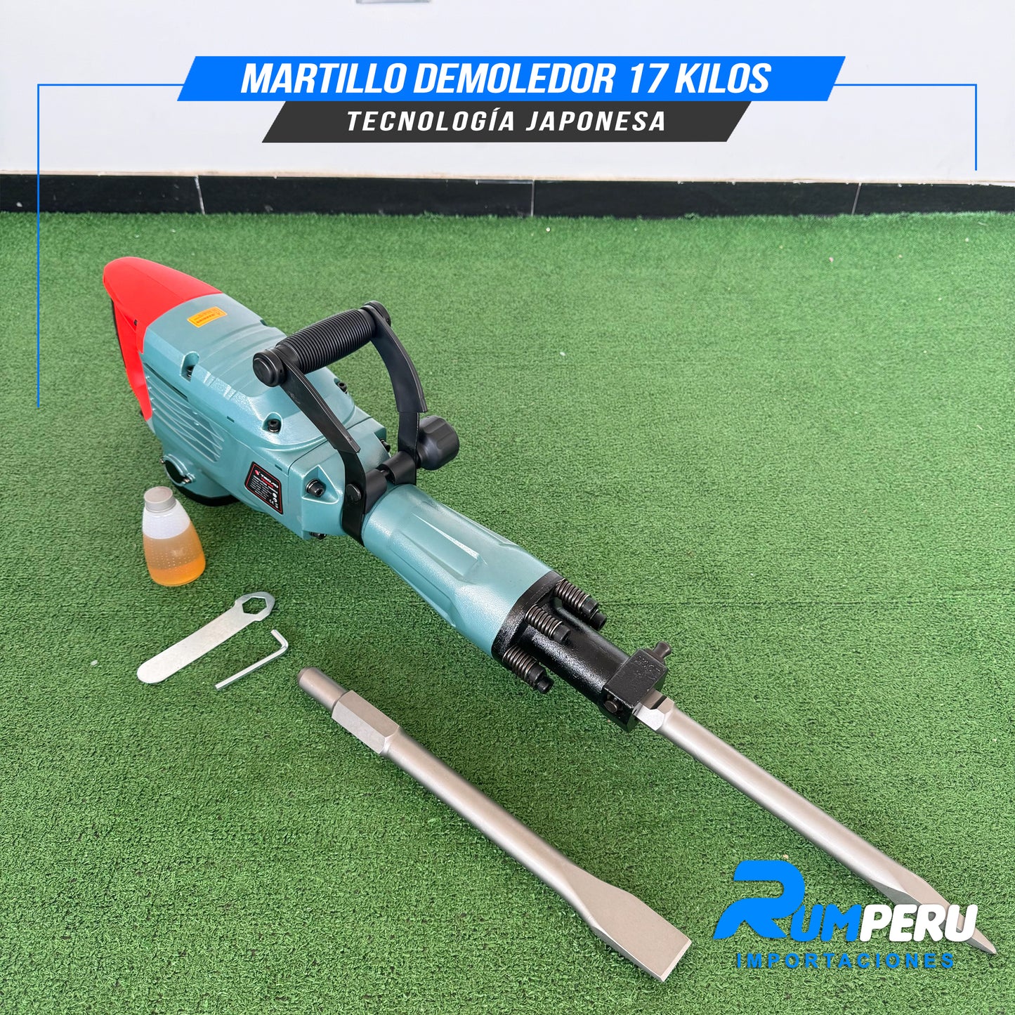 MORTILLO DEMOLEDOR 17 KILO GRAMOS TECNOLOGÍA JAPONESA