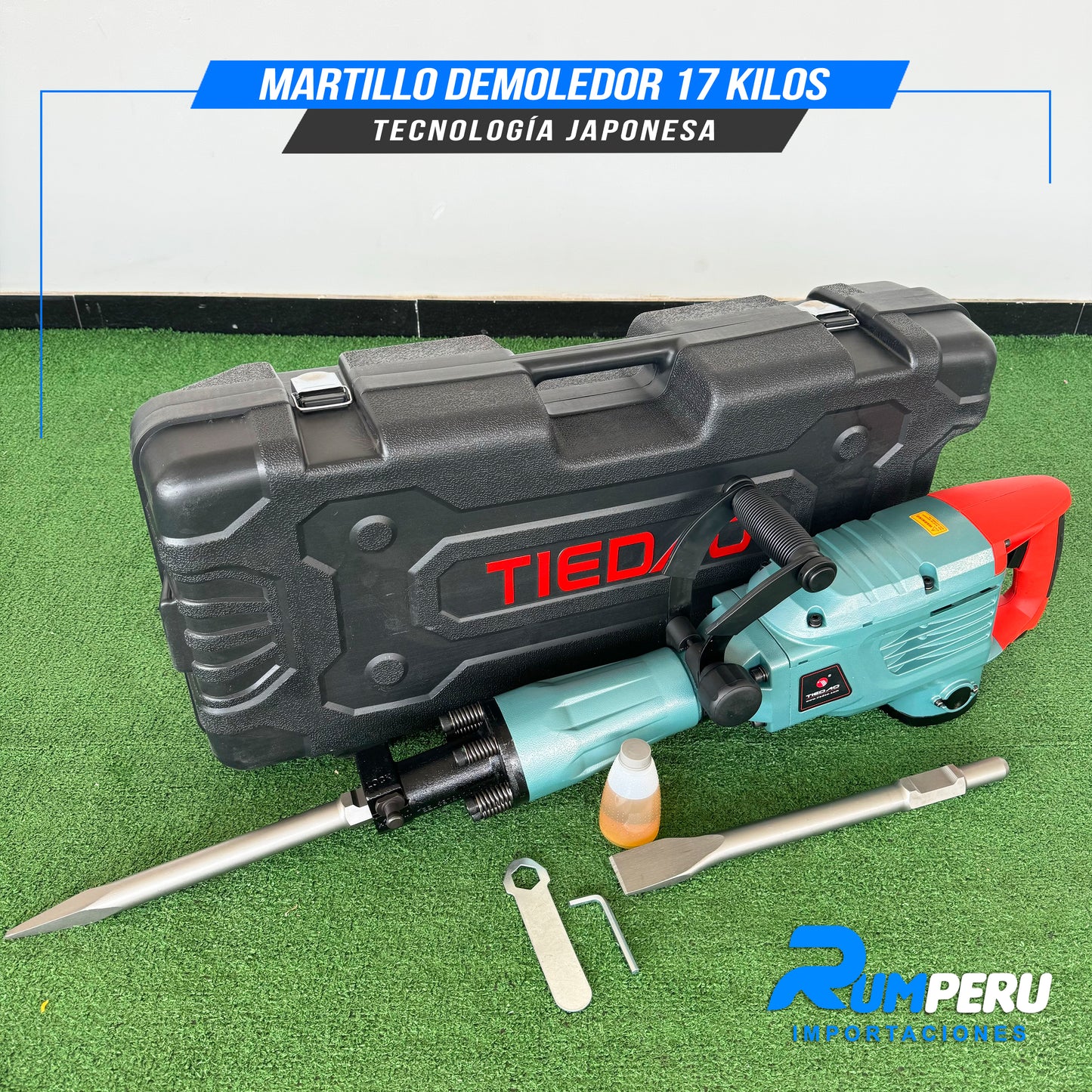MORTILLO DEMOLEDOR 17 KILO GRAMOS TECNOLOGÍA JAPONESA