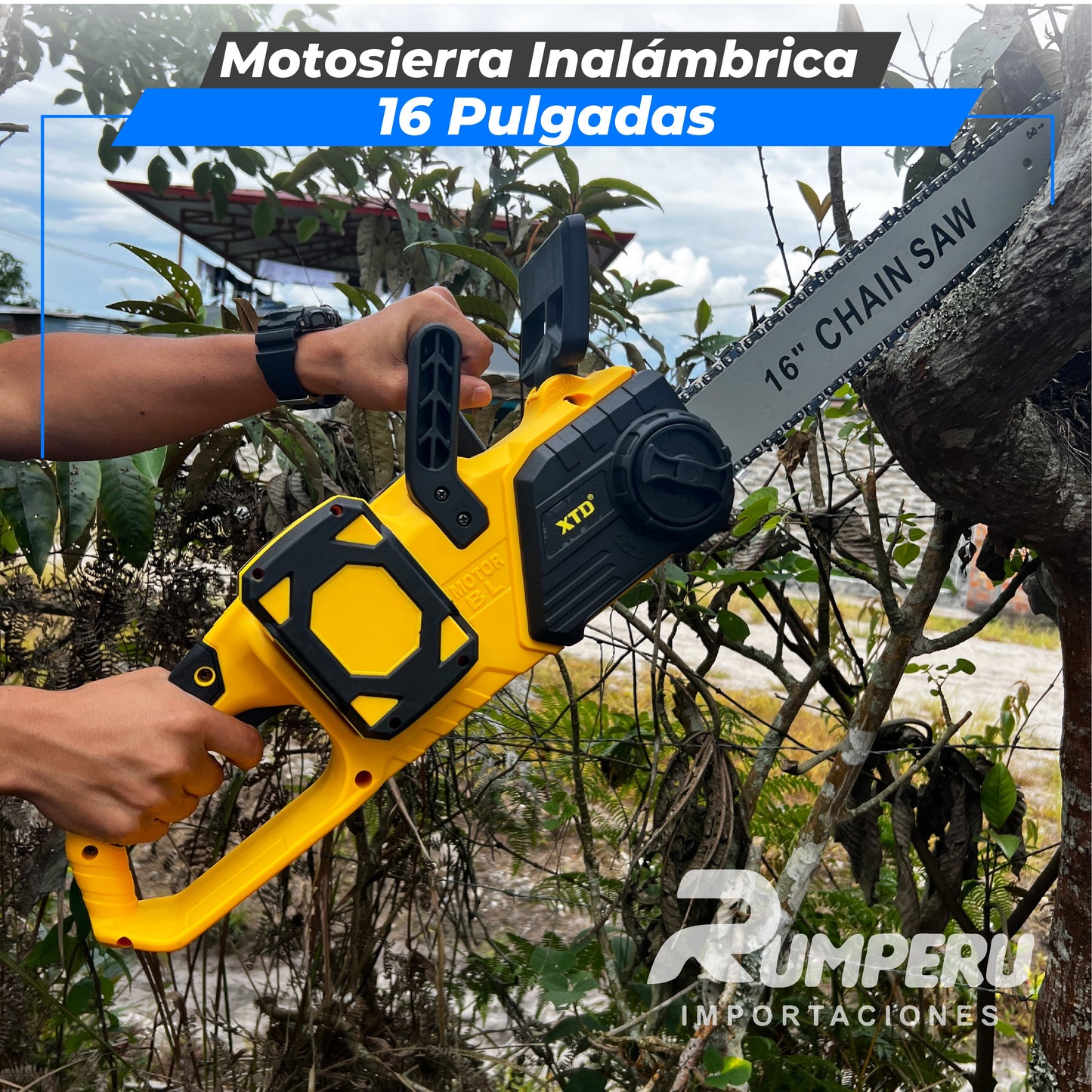 Motosierra Inalámbrica 16 Pulgadas