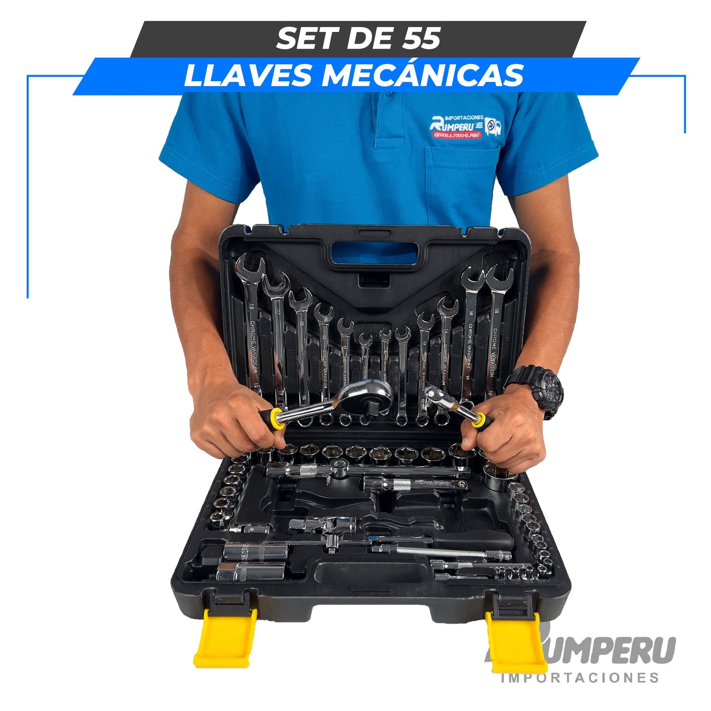 Set de 55 llaves Mecánicas