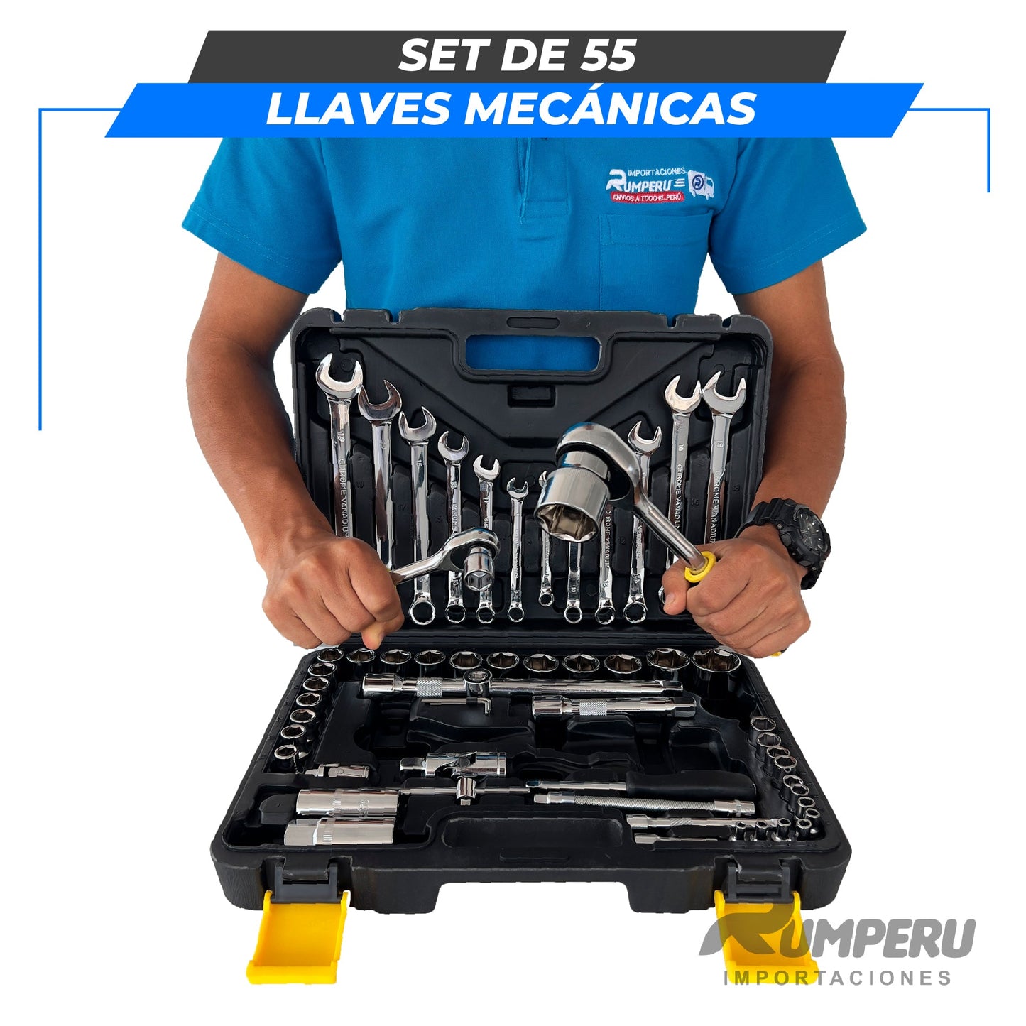 Set de 55 llaves Mecánicas