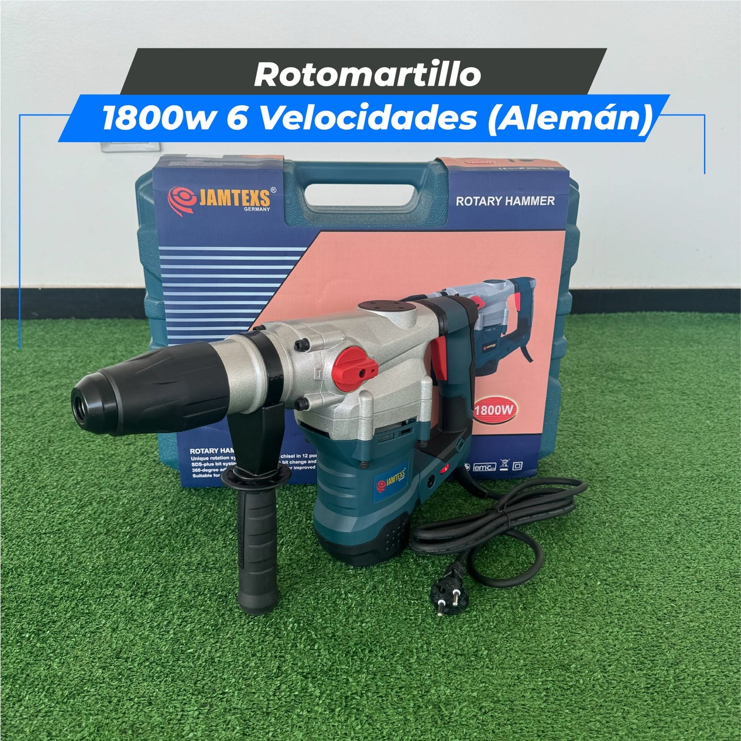 Rotomartillo 1800W (Tecnología Alemana)