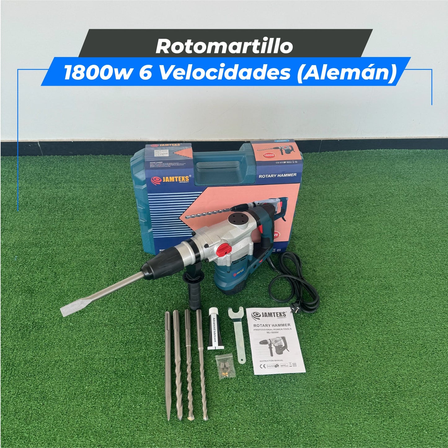 Rotomartillo 1800W (Tecnología Alemana)