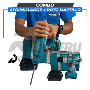 Combo taladro + Rotomartillo