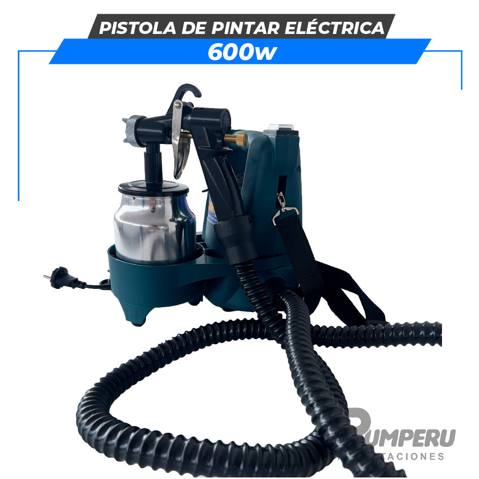 Pistola de Pintar Eléctrica 600W ( Tecnología Alemana)