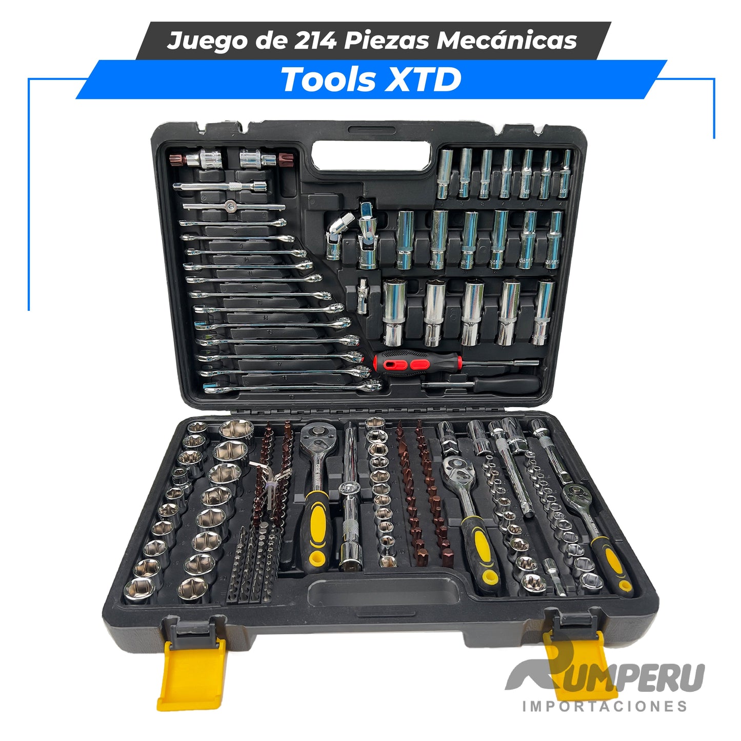 Juego de 214 Piezas Mecánicas