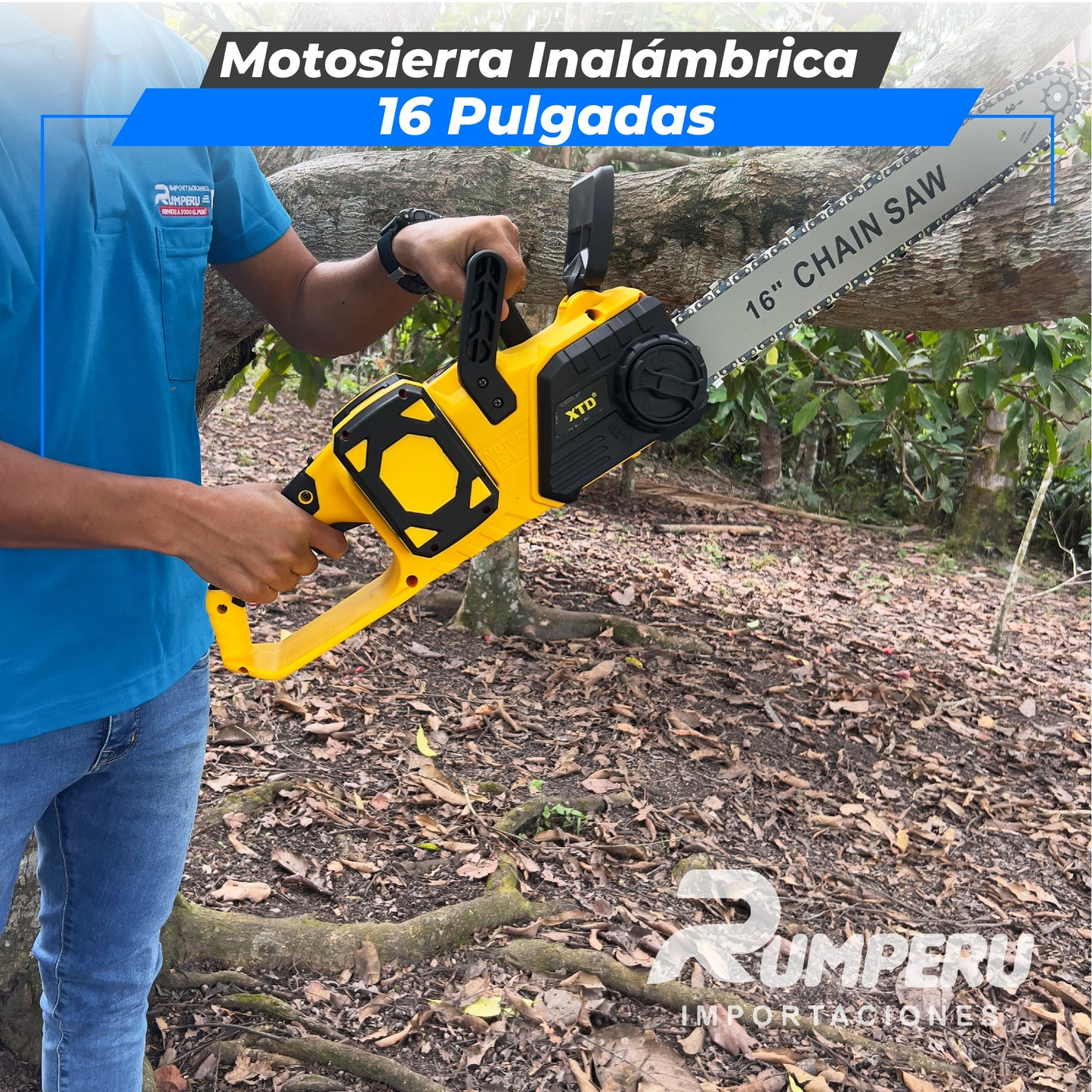Motosierra Inalámbrica 16 Pulgadas