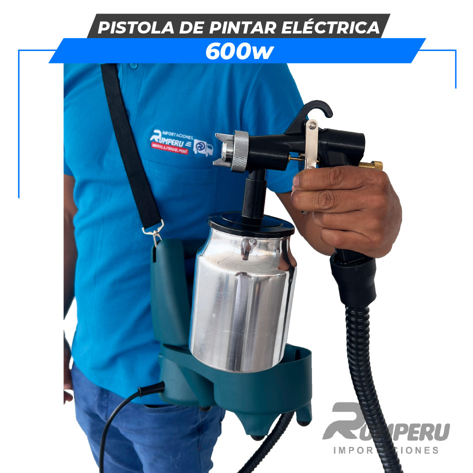 Pistola de Pintar Eléctrica 600W ( Tecnología Alemana)