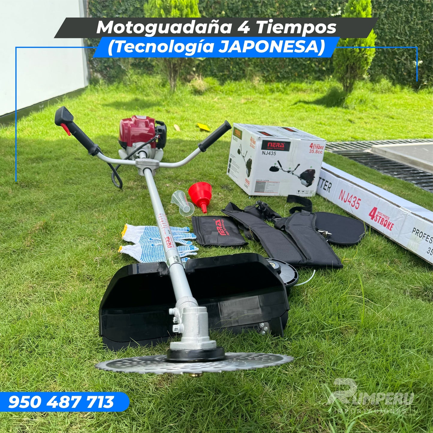 Motoguadaña Motor 4 Tiempos (JAPONESA)