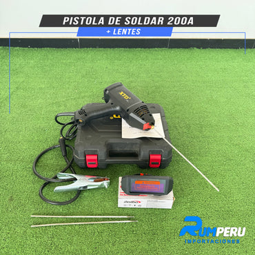 PISTOLA DE SOLDAR 200A + LENTES