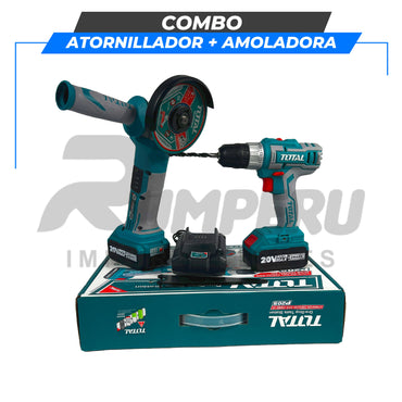 Combo Atornillador + Taladro 20V Total