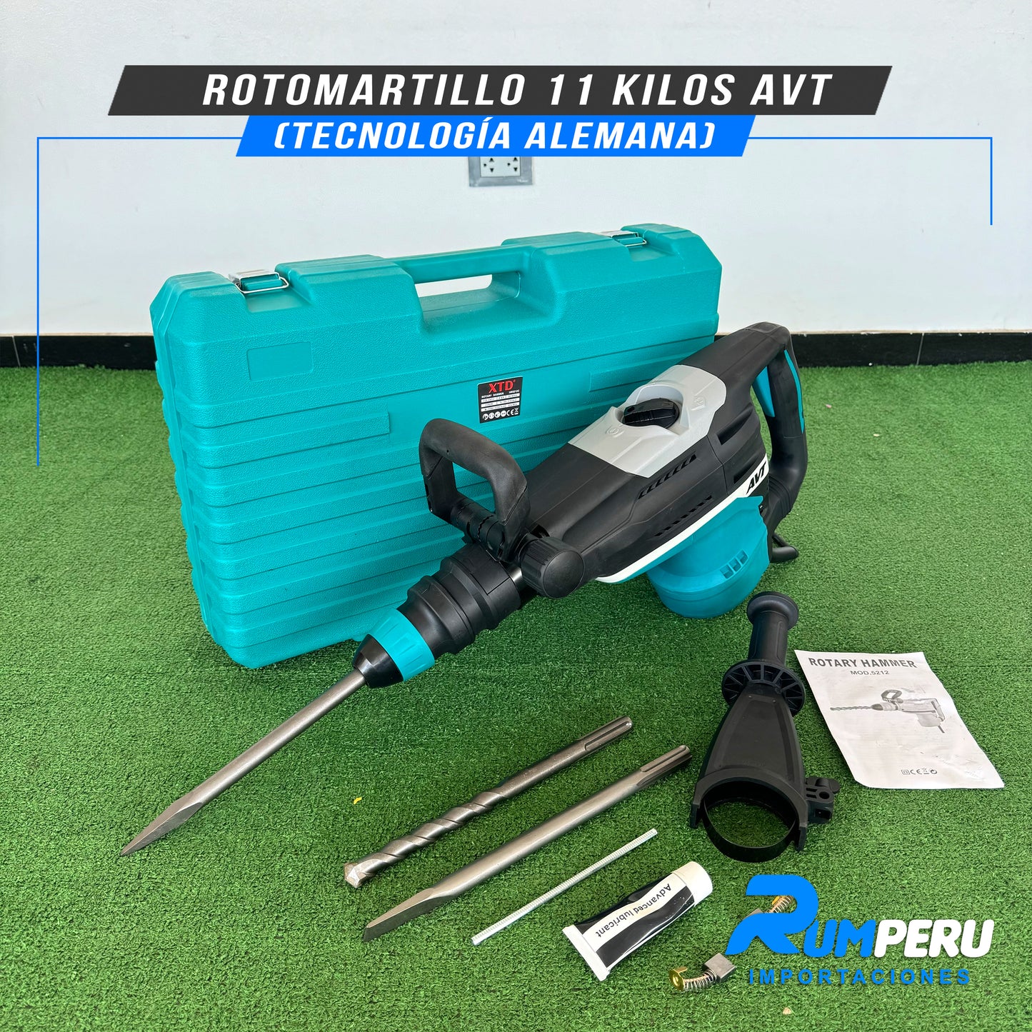 Rotomartillo 11 Kilos (Tecnologia Alemana)