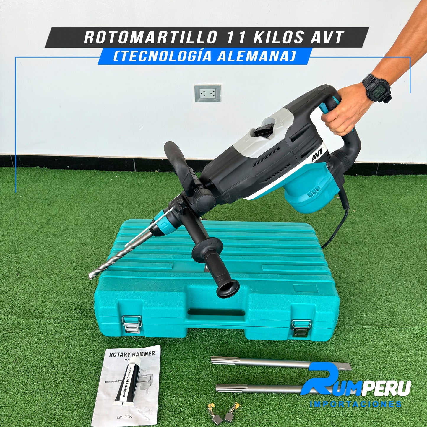 Rotomartillo 11 Kilos (Tecnologia Alemana)