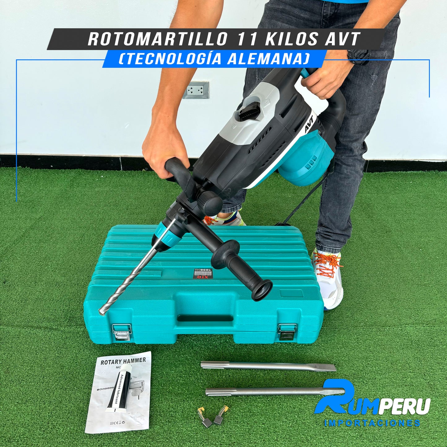 Rotomartillo 11 Kilos (Tecnologia Alemana)