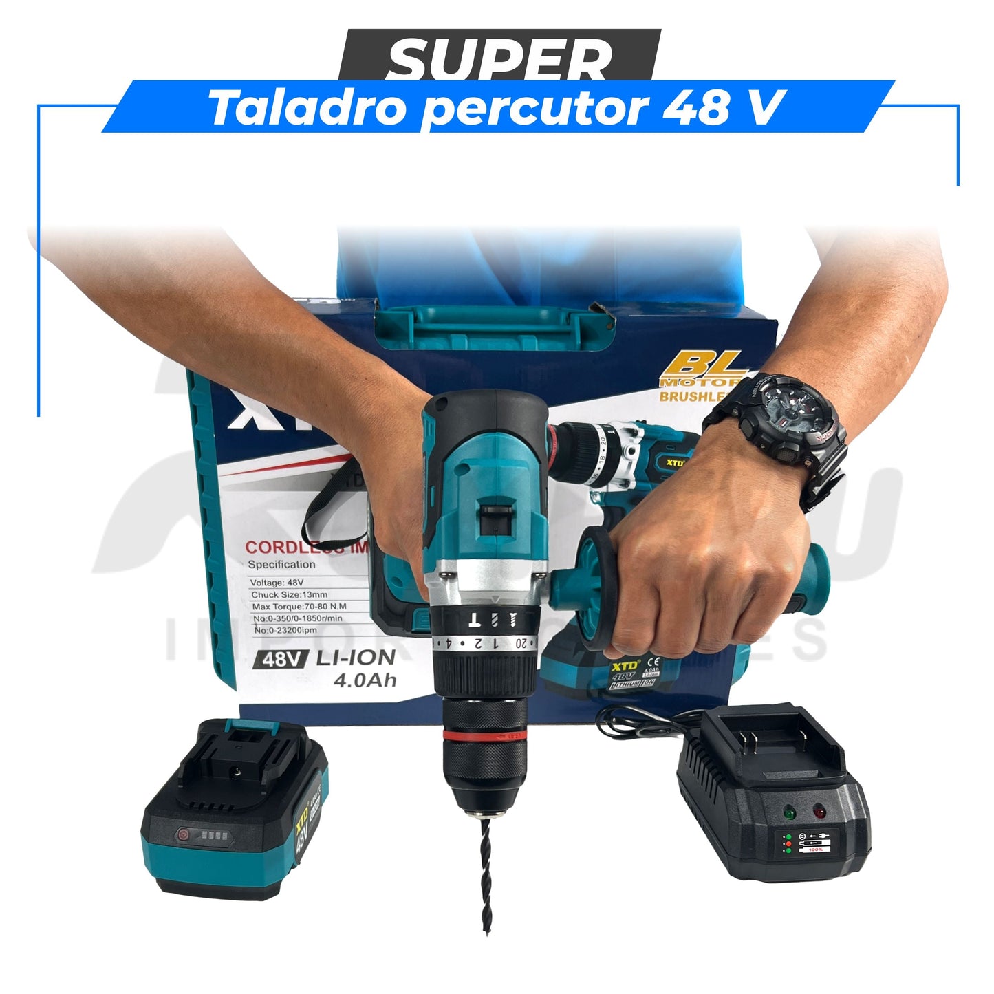 Taladro Percutor 48V
