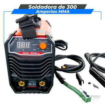 Soldadora de 300 Amperios MMA
