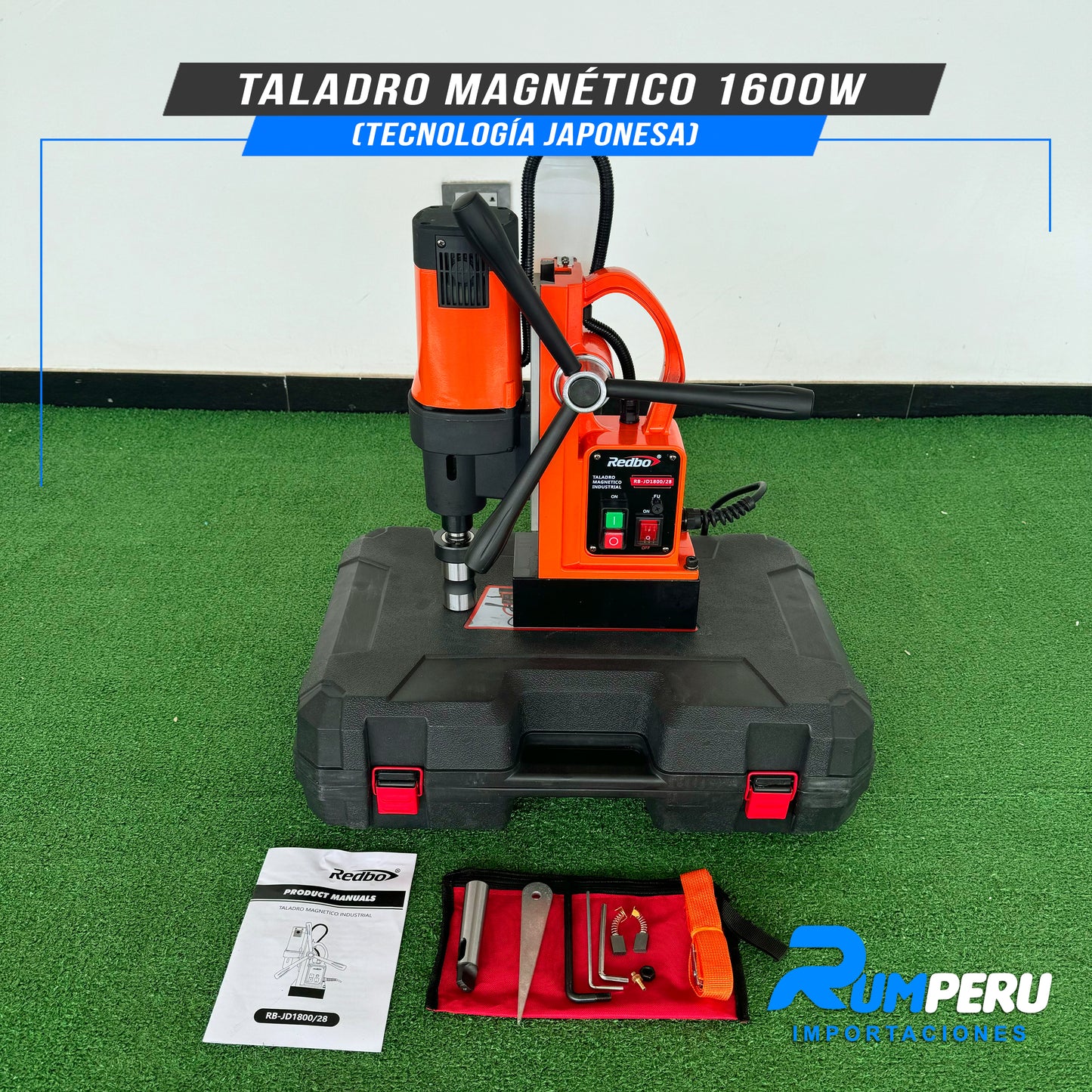 TALADRO MAGNÉTICO 1600W TECNOLOGÍA JAPONESA