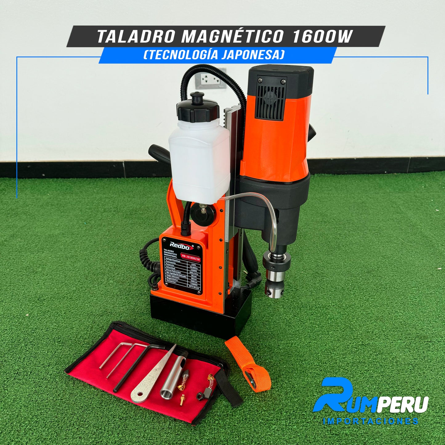 TALADRO MAGNÉTICO 1600W TECNOLOGÍA JAPONESA