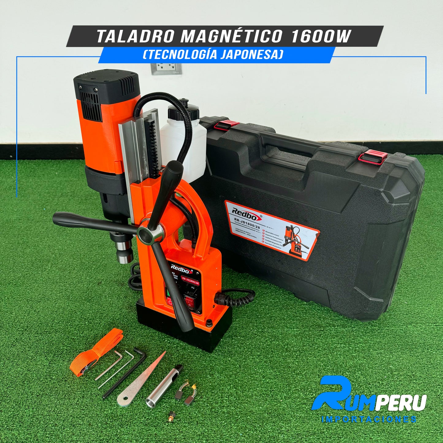 TALADRO MAGNÉTICO 1600W TECNOLOGÍA JAPONESA