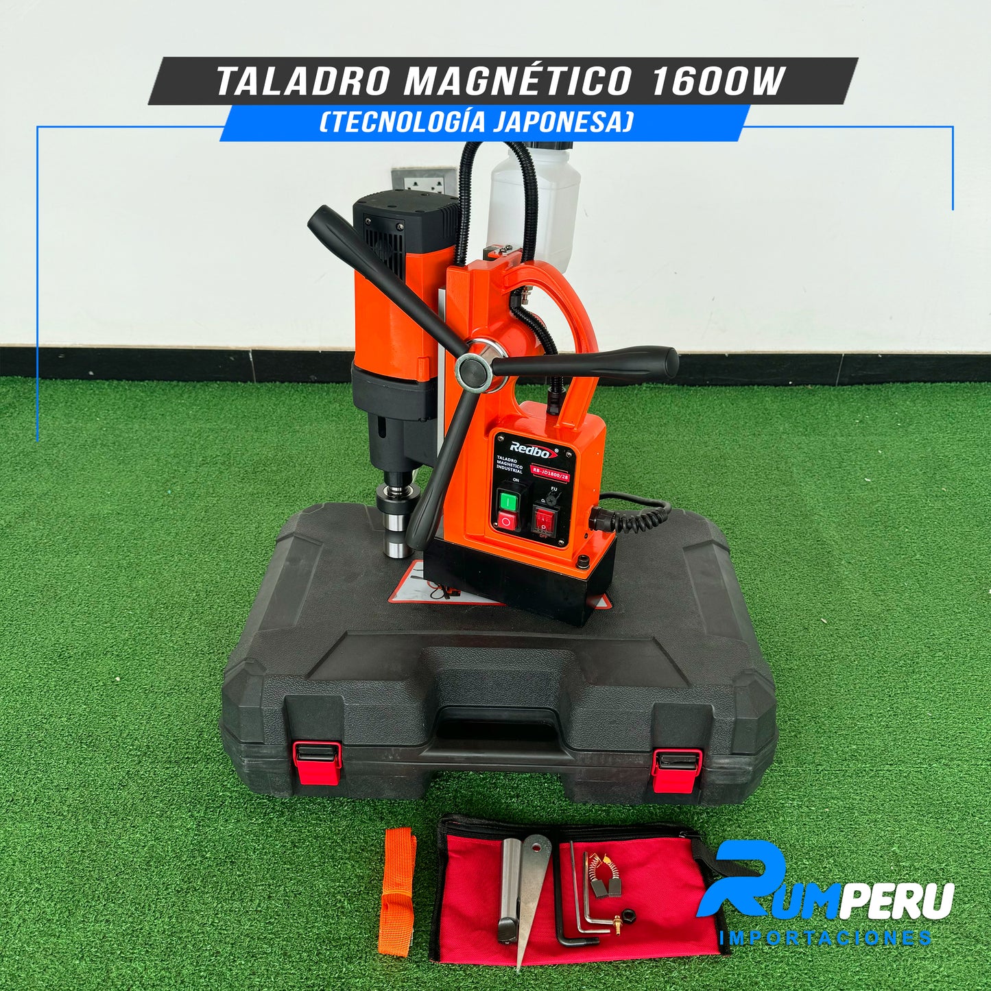 TALADRO MAGNÉTICO 1600W TECNOLOGÍA JAPONESA