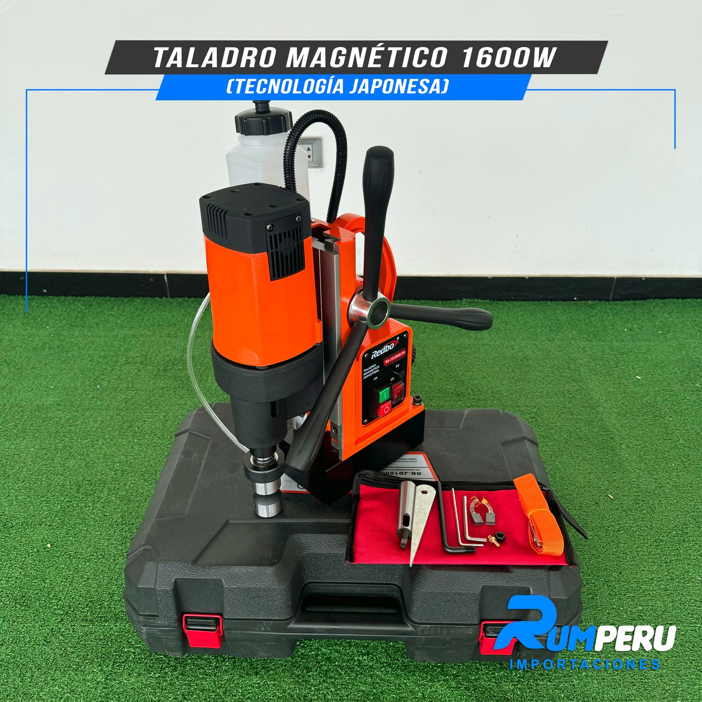 TALADRO MAGNÉTICO 1600W TECNOLOGÍA JAPONESA