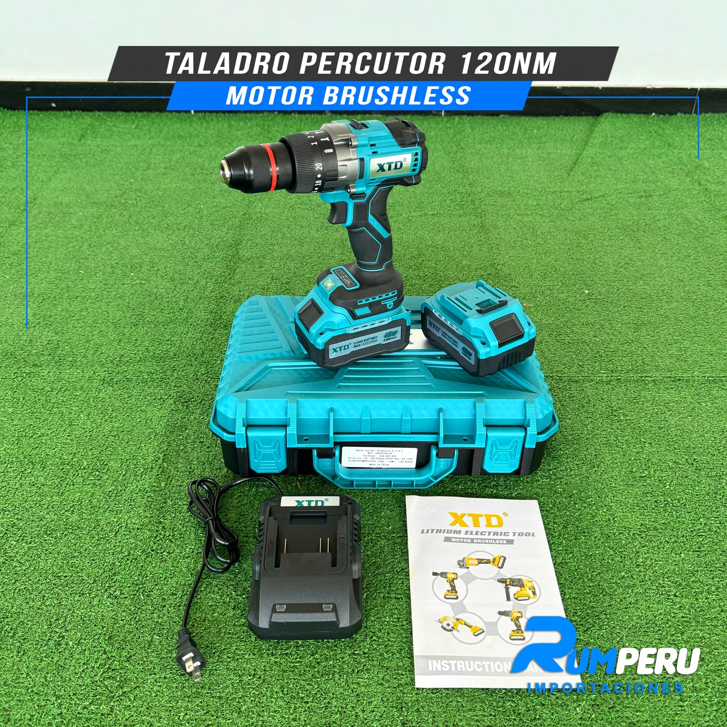 TALADRO PERCUTOR 120NM MOTOR BRUSHLESS
