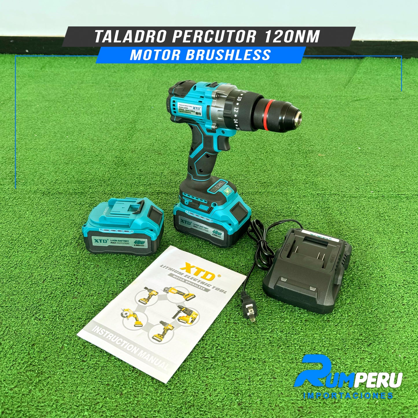 TALADRO PERCUTOR 120NM MOTOR BRUSHLESS