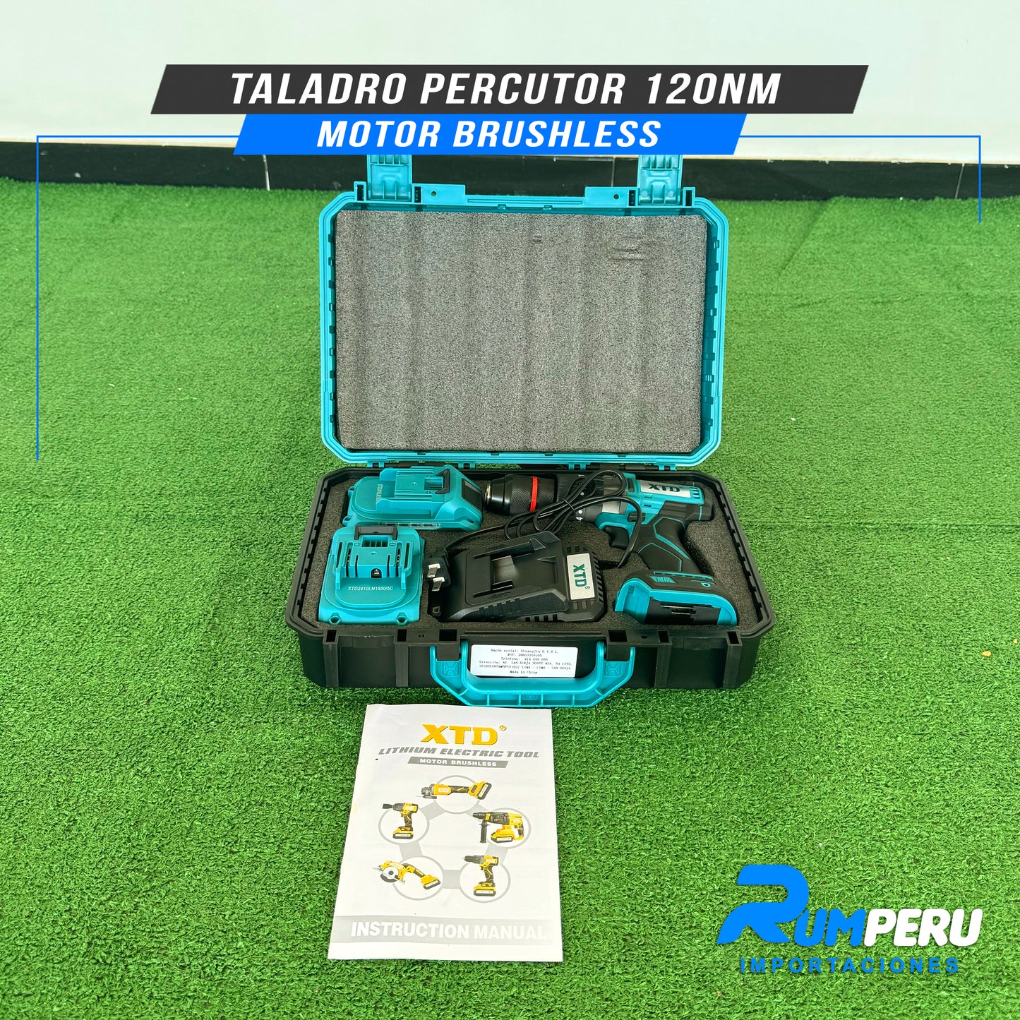 TALADRO PERCUTOR 120NM MOTOR BRUSHLESS