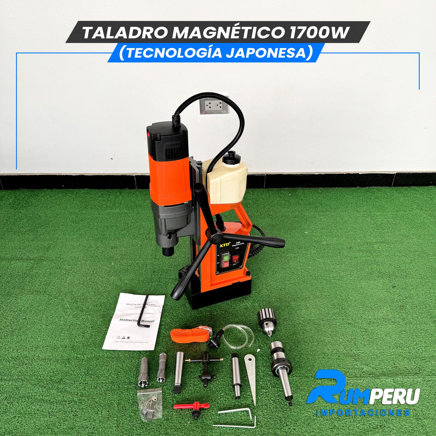 Taladro Magnético 1700W ( Tecnología Japonesa)