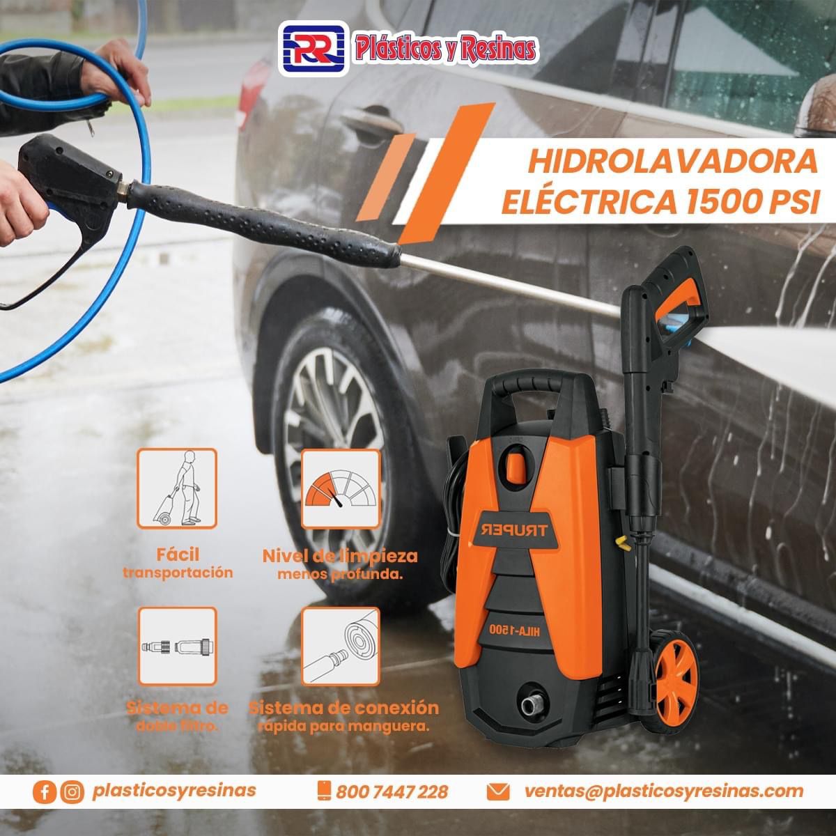 Hidrolavadora 1400W Truper
